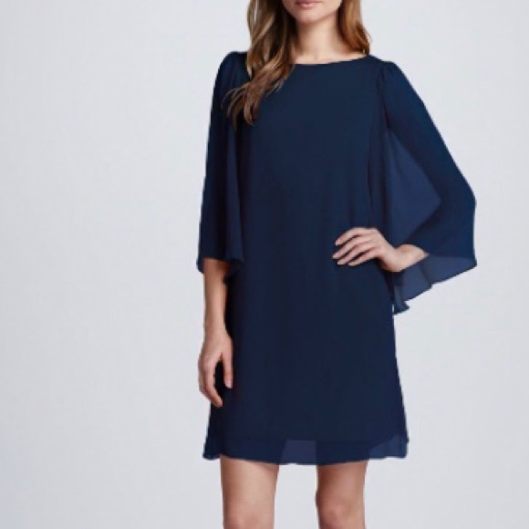 ALICE + OLIVIA ELEONORA TRUMPET SLEEVE DRESS - Picture 12 of 15